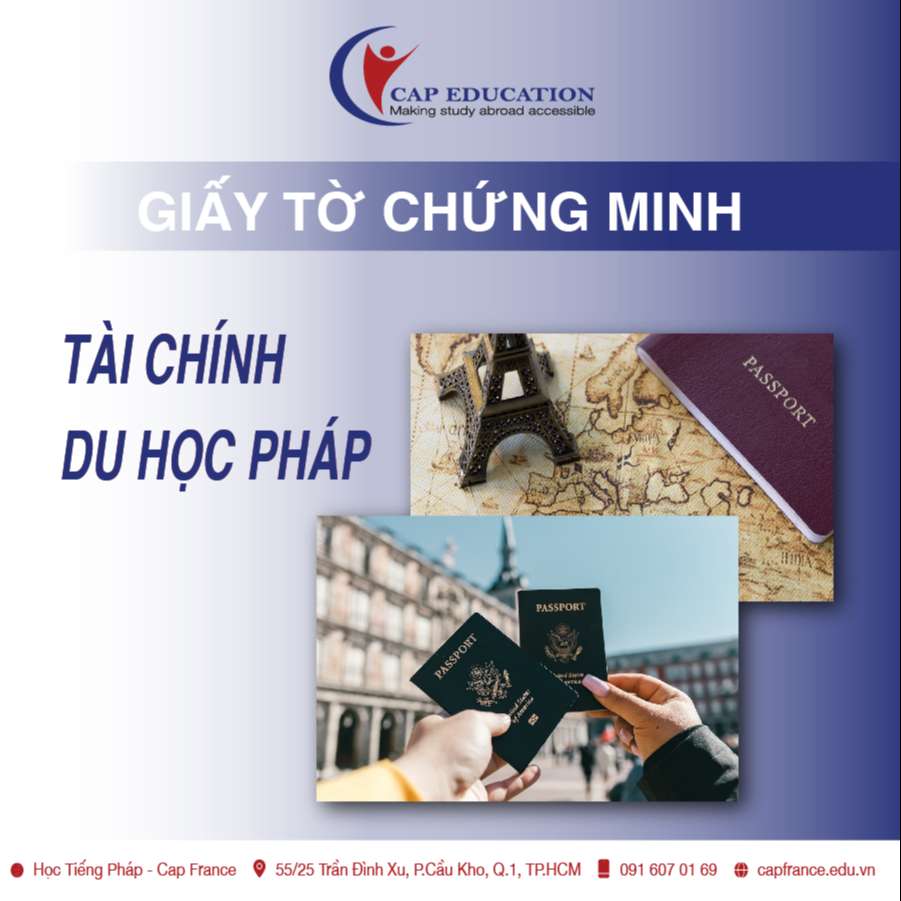 Hình ảnh minh họa Giấy Tờ Chứng Minh Tài Chính Du Học Pháp